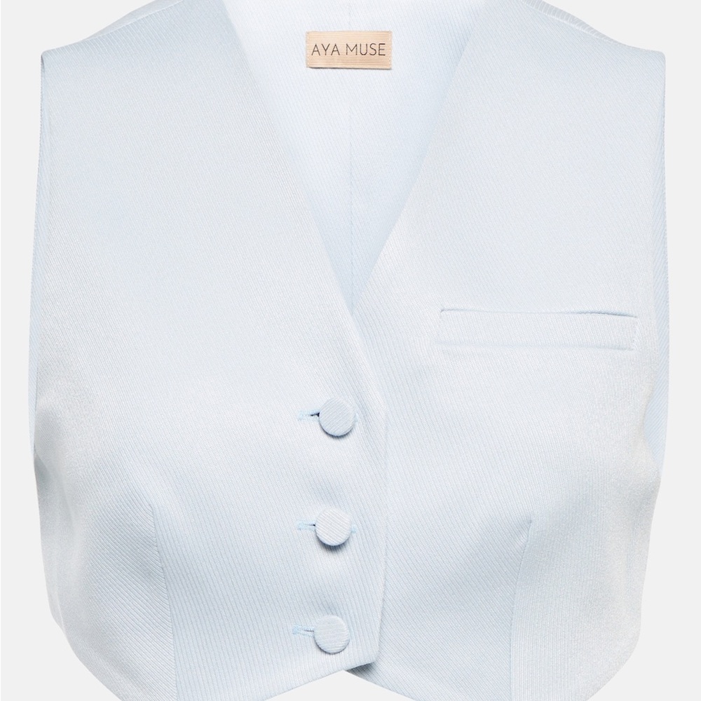 Aya Muse Auri Cropped Vest - Picture 2 of 4